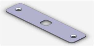 Floor lock plate for cylinder-102-111109