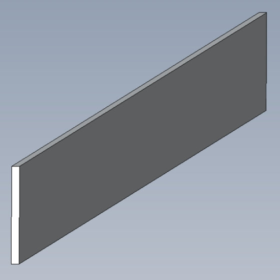 P0913 Spacer plate alu 25x2 mm-102-040971