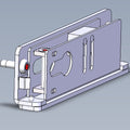 Floor lock with cylinder bolt-102-111106