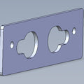 Adaptor plate 20 mm, raw-102-111111