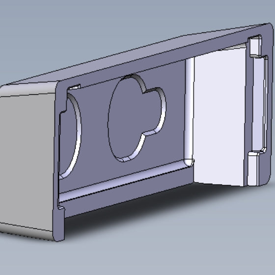 Lockable outside cover, raw-102-111113