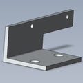 Door leaf guide TSA right, raw-102-016245002