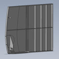 End cap left, black-102-016272001