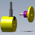 Set Magnet with armature plate-102-016459000