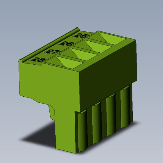 Terminal connector 5.08 4P-102-016500005