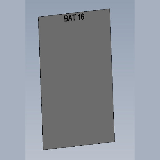 Type plate BAT 16-102-016540004