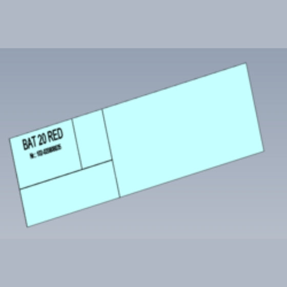Type plate BAT 20 RED-102-020110695