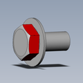Fixing screw M8x17-102-016000017