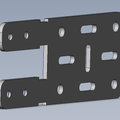 Cladding bracket, straight-102-016000048